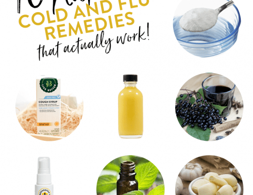 Getting sick? Don't reach for the medicine cabinet! Here are 10 Natural Cold and Flu Remedies that actually work from ingredients you have in your kitchen!