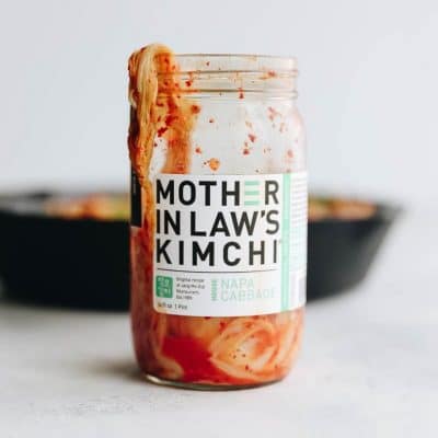 Mother-in-law's kimchi. Our favorite Kimchi for this healthy kimchi fried rice!